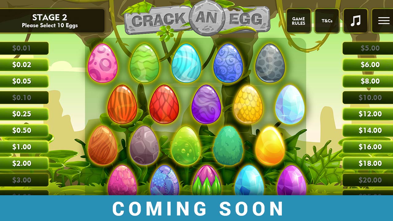 Bonus Game Crack an Egg 50 Free Spins