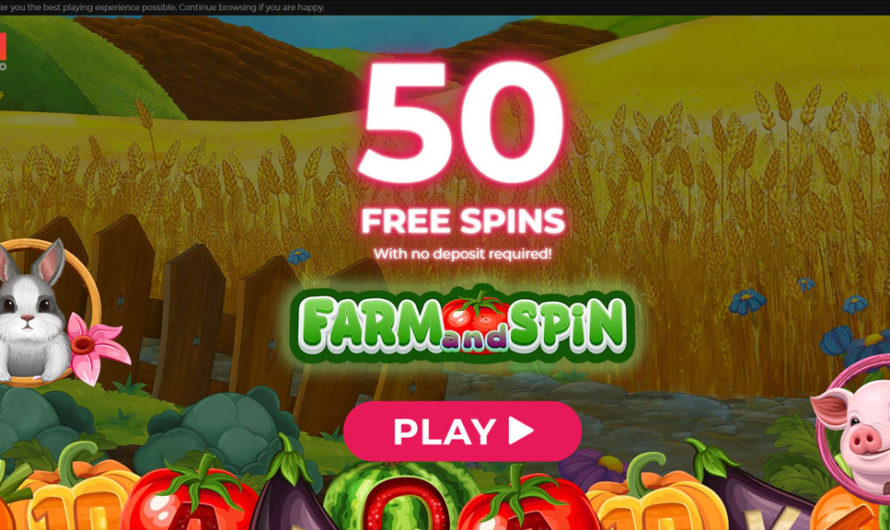 50 Free Spins – Farm and Spin