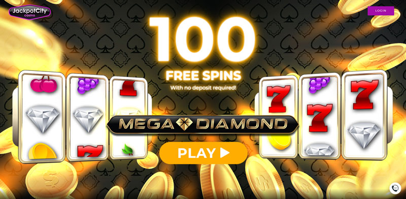 100 Free Spins – Mega Diamond