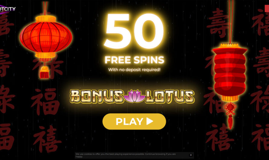 50 Free Spins – Bonus Lotus